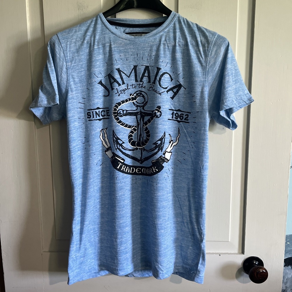 LifeSyle LIMITED EDITION Jamacia Authentic Island Product Tshirt Blue Medium